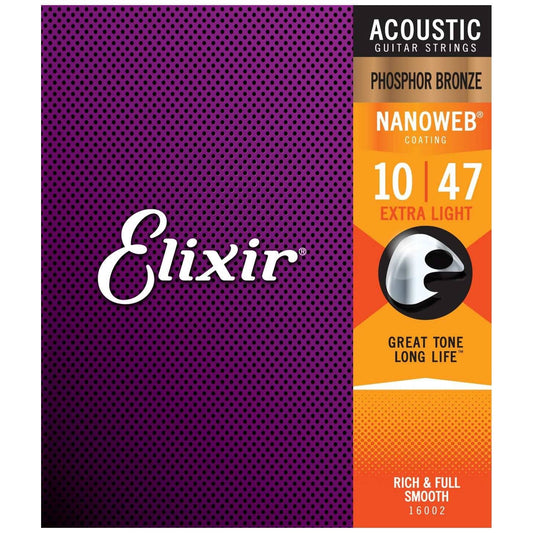 Elixir Nanoweb Phosphr Bronze 10er coated