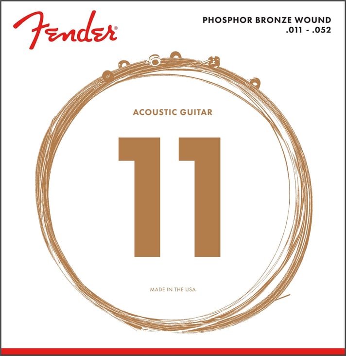 Fender Phosphor Bronze Wound 11er