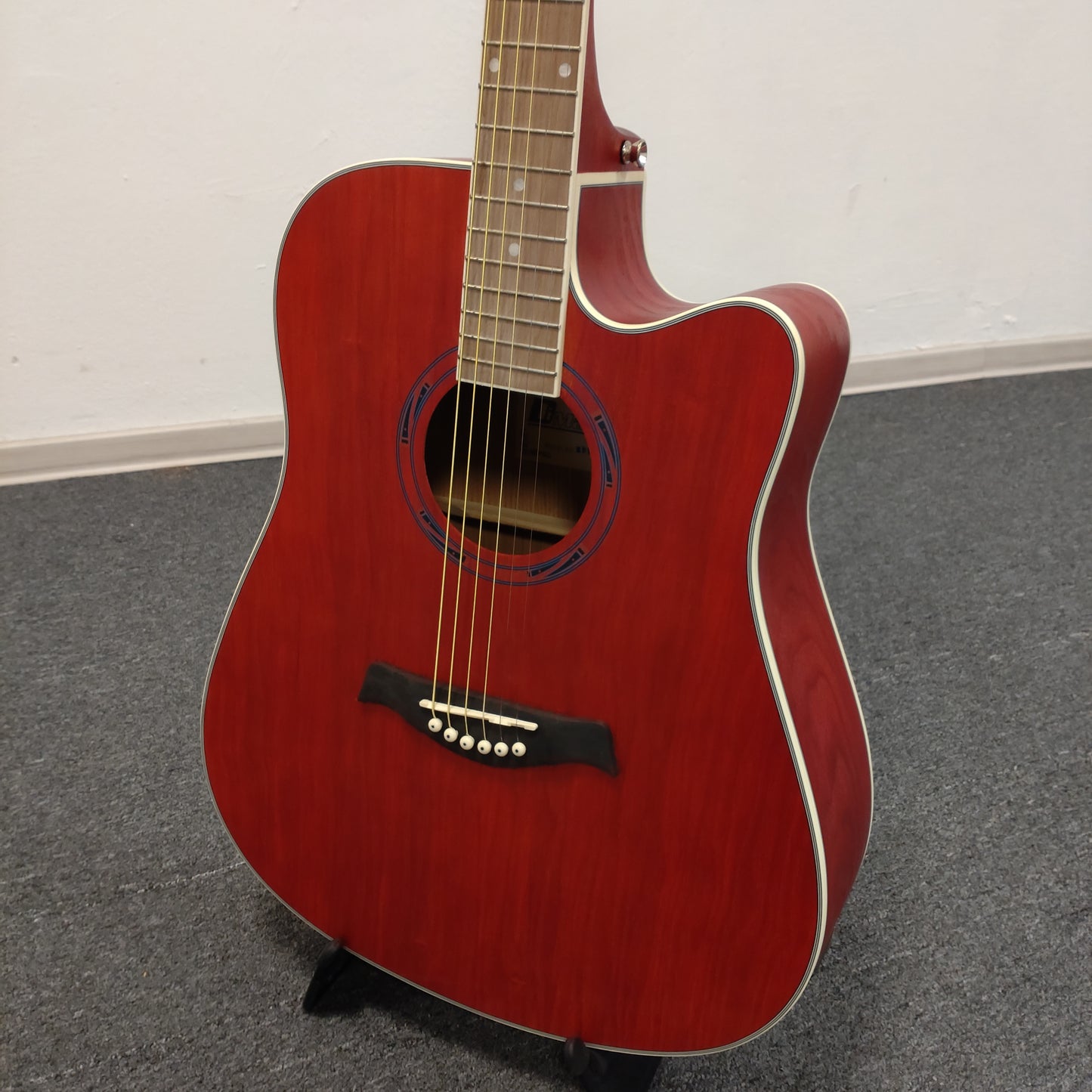 DiMavery red Acoustic mit PickUp