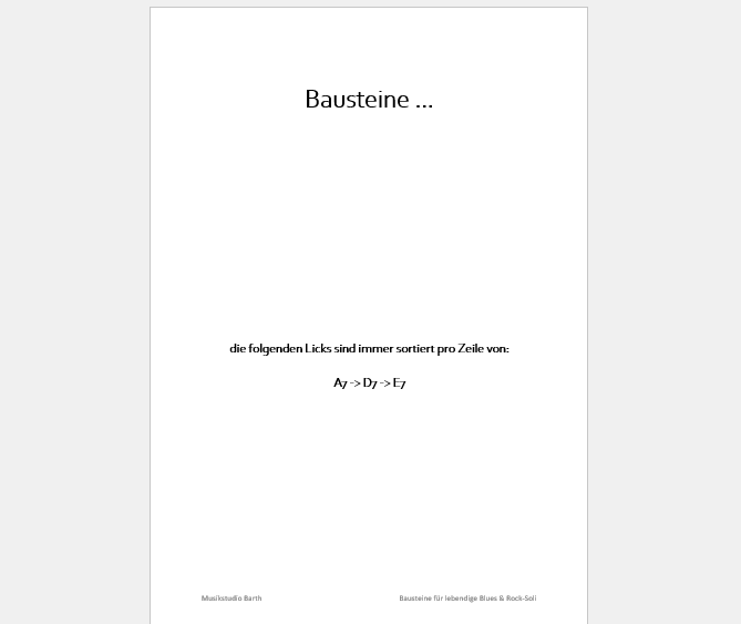 Ticket 19.01.2026: Blues 1935 - Die Basis des modernen Solos! Bausteine für geniale Blues- & Rock-Soli
