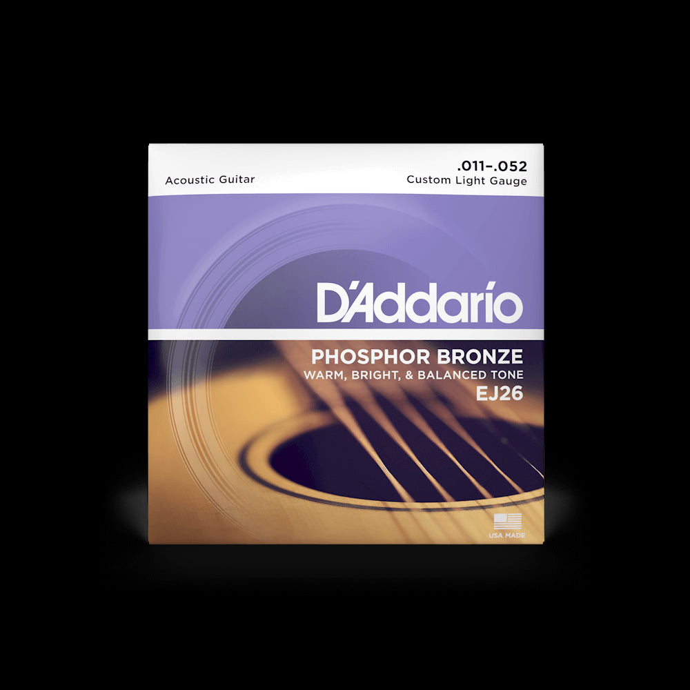 D'Addario EJ26 11er Phosphor Bronze Acoustic