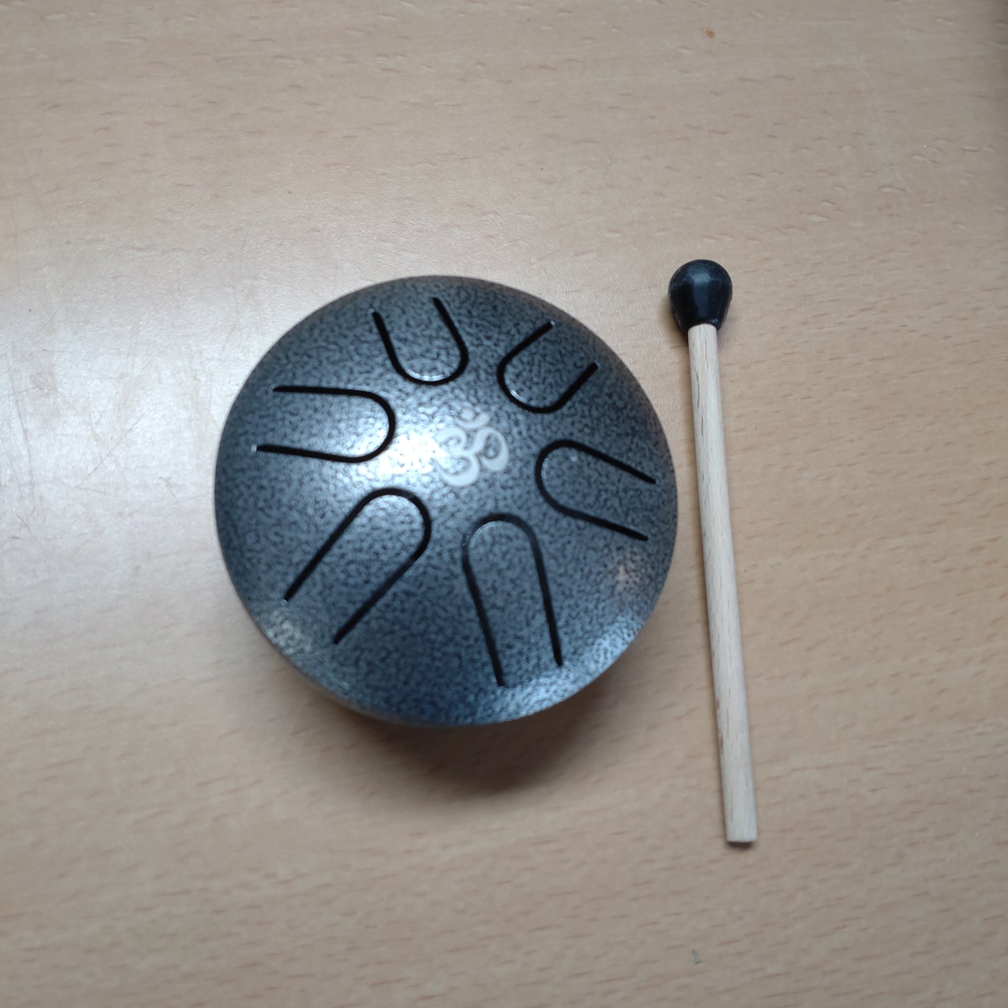 Mini Steel Tongue Drum grey