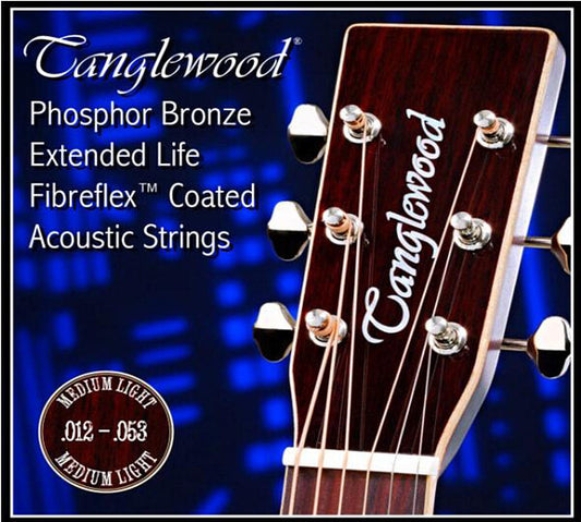 Tanglewood Fibreflex coated Phosphor Bronze 012 - 53